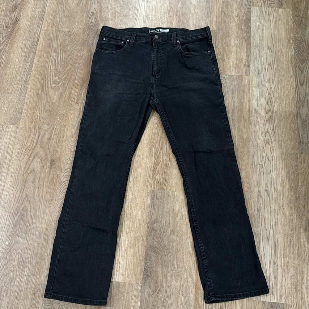 Black Carhartt relaxed fit jeans 36x32